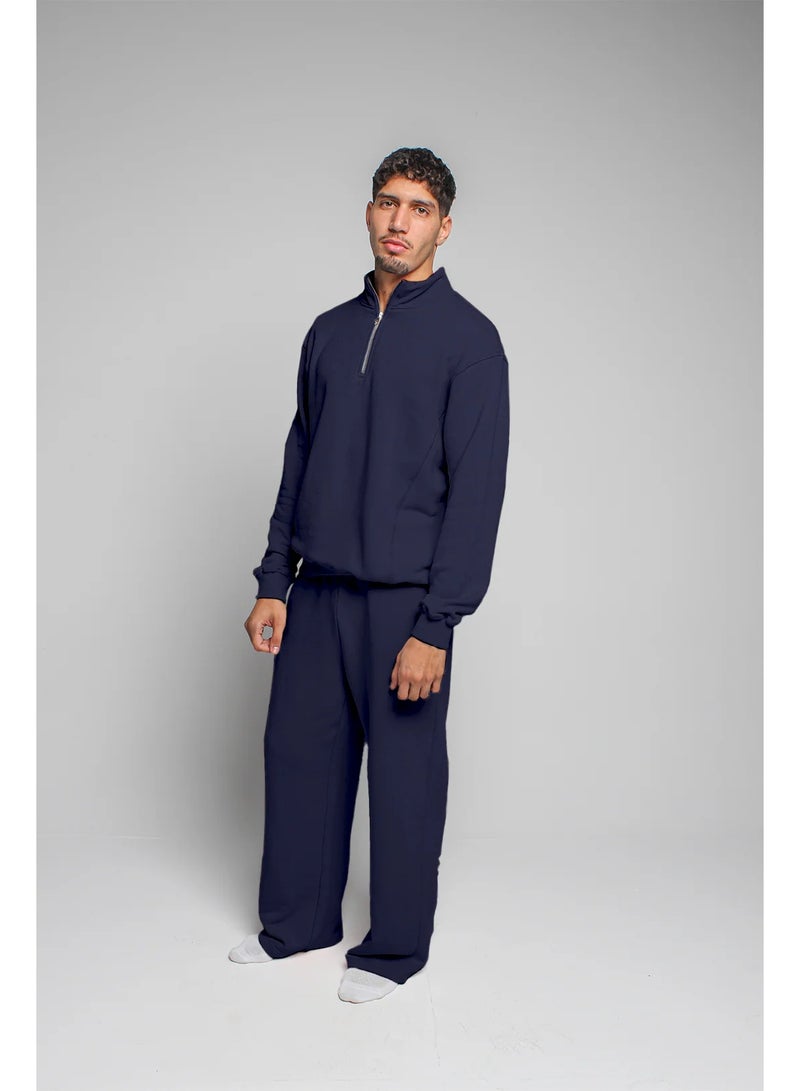 Basic Look Quarter zip Milton Sweatshirt - Image 2